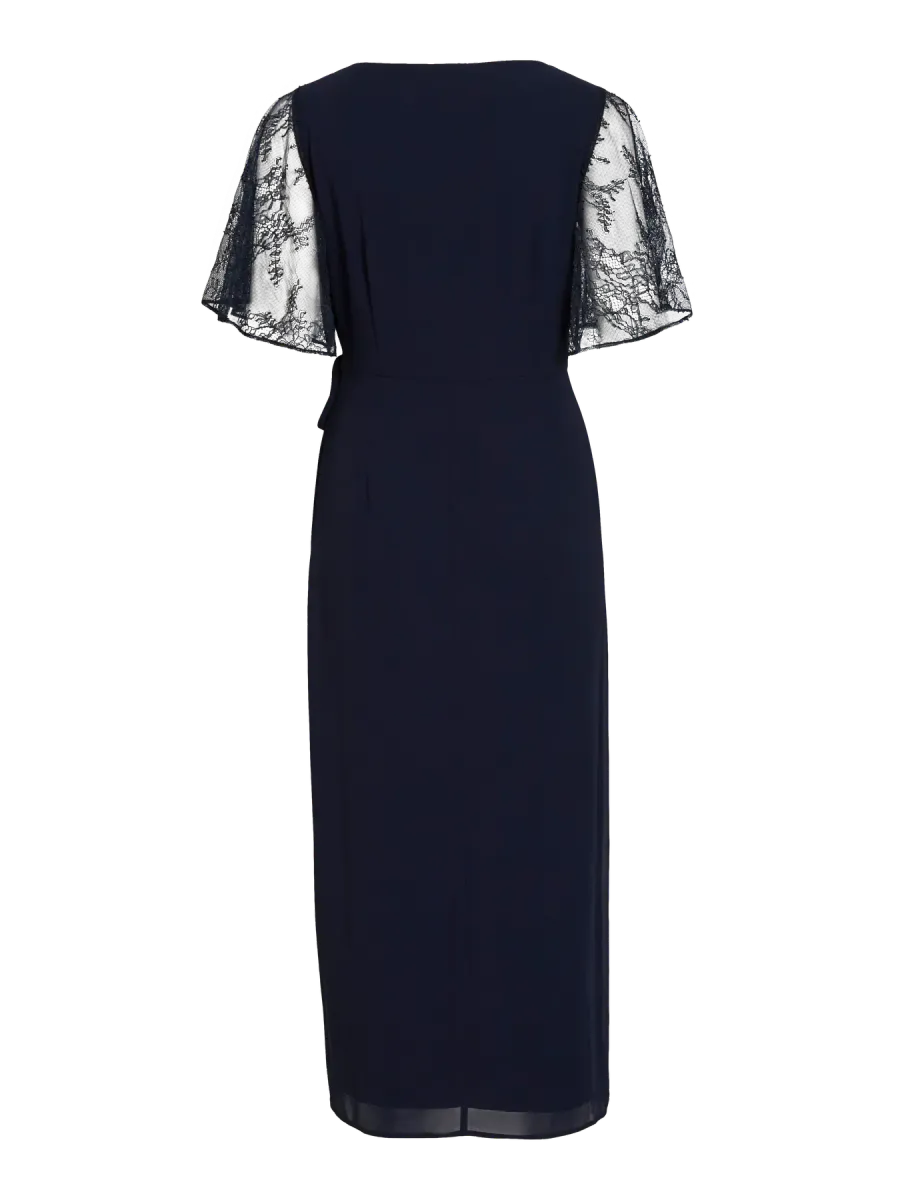 URA LANG KJOLE - NAVY