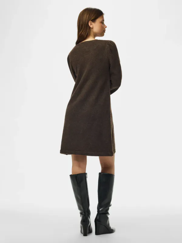 SALLY KNIT KJOLE - BRUN