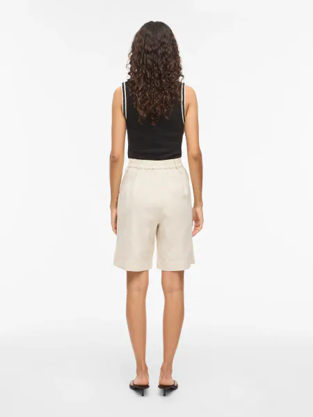 Hovedbilde PRISILLA RETT SHORTS - NATURAL