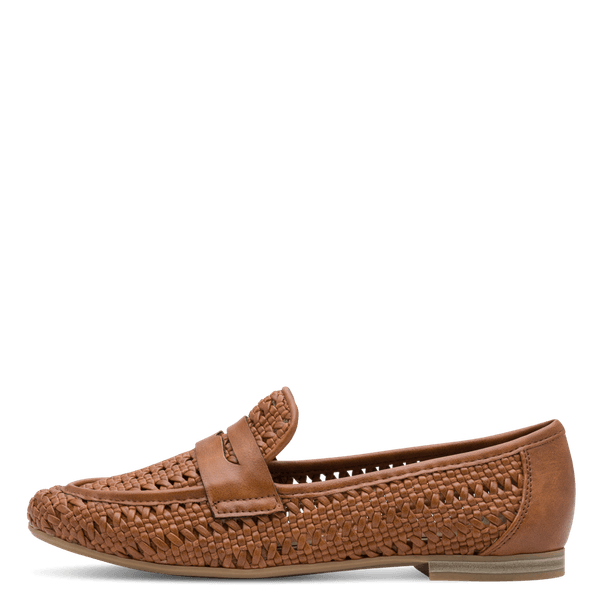 Hovedbilde MOKASIN FLETTET - COGNAC