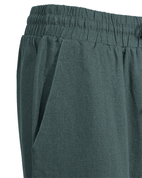 Hovedbilde LAVA LIN/VISCOSE BUKSE ANKEL - GRØNN