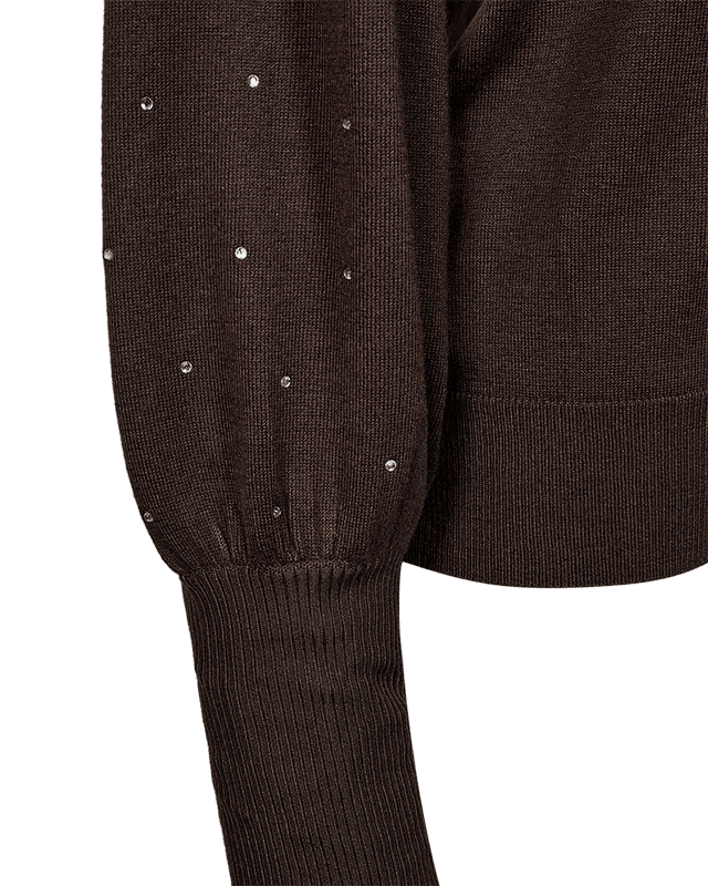 DOTKA GENSER M/BLING - BRUN