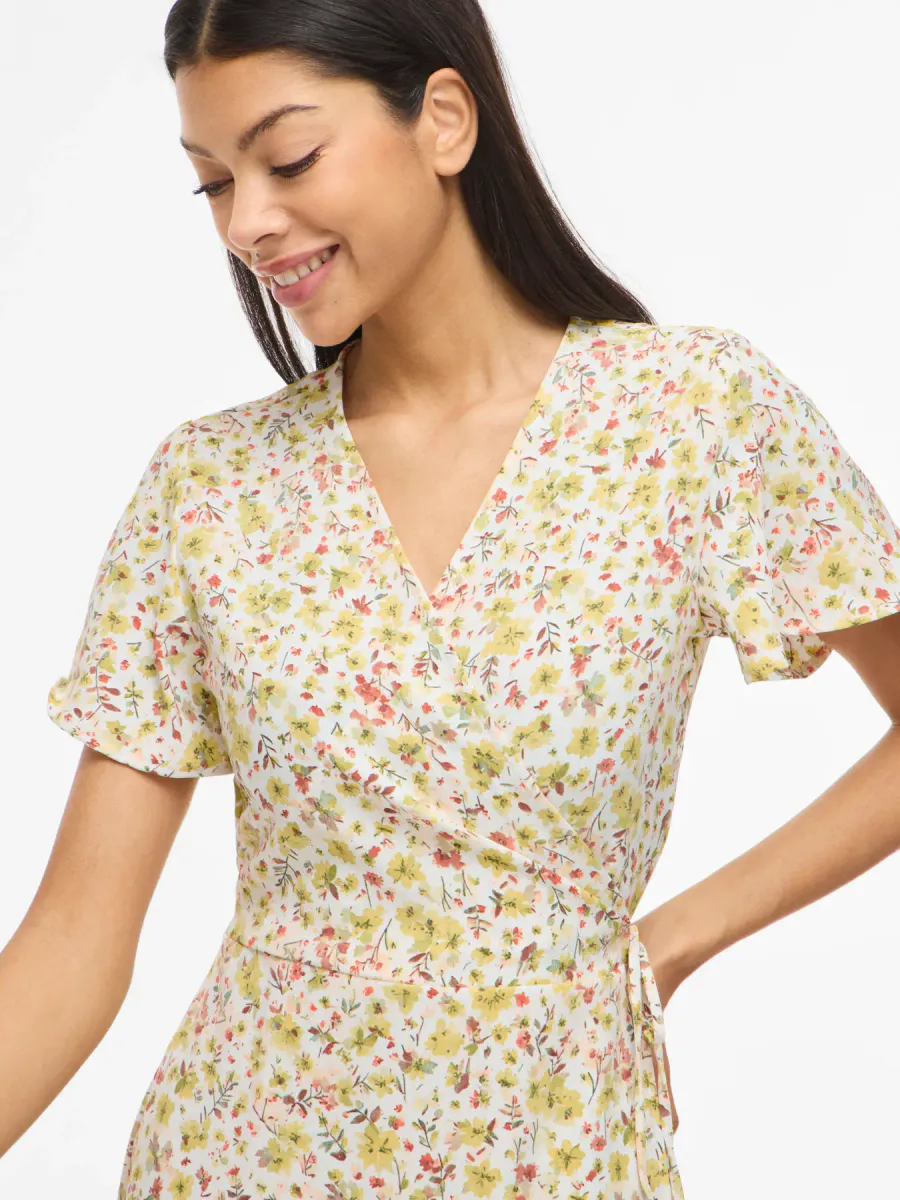 LOVIE OMSLAGSKJOLE M/PRINT - YARROW