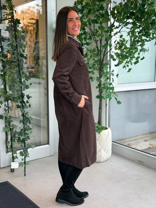 Hovedbilde MIMI KJOLE SEMSKET LOOK - BRUN