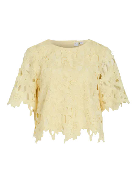Hovedbilde SIENNA EMBRO TOPP - LYS GUL