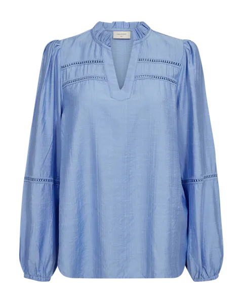 Hovedbilde ANTINA BLUSE - HIMMELBLÅ