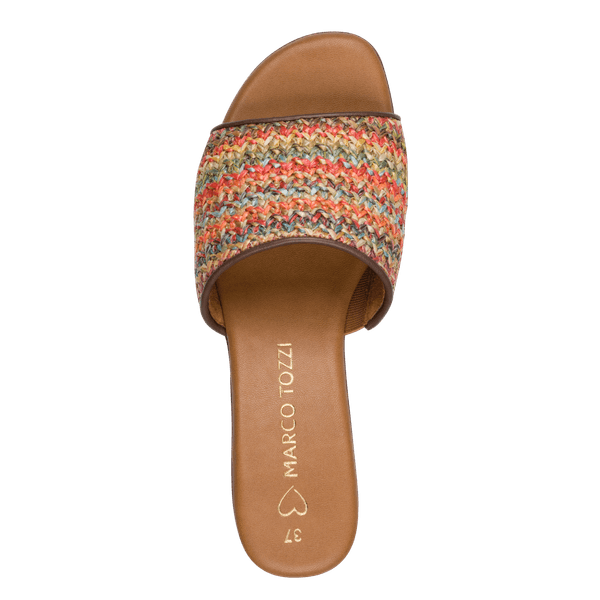 Hovedbilde SANDAL M/HÆL - MOCCA/MULTI