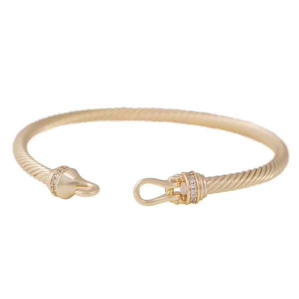 Hovedbilde SNÖ OF SWEDEN - TWIST WIRE ARMBÅND - GULL