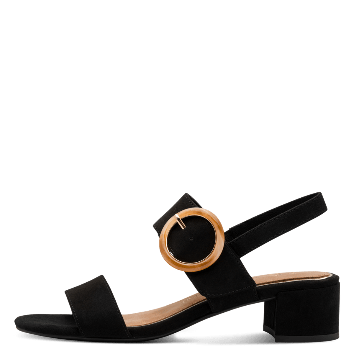 SANDALETT M/SPENNE - SORT