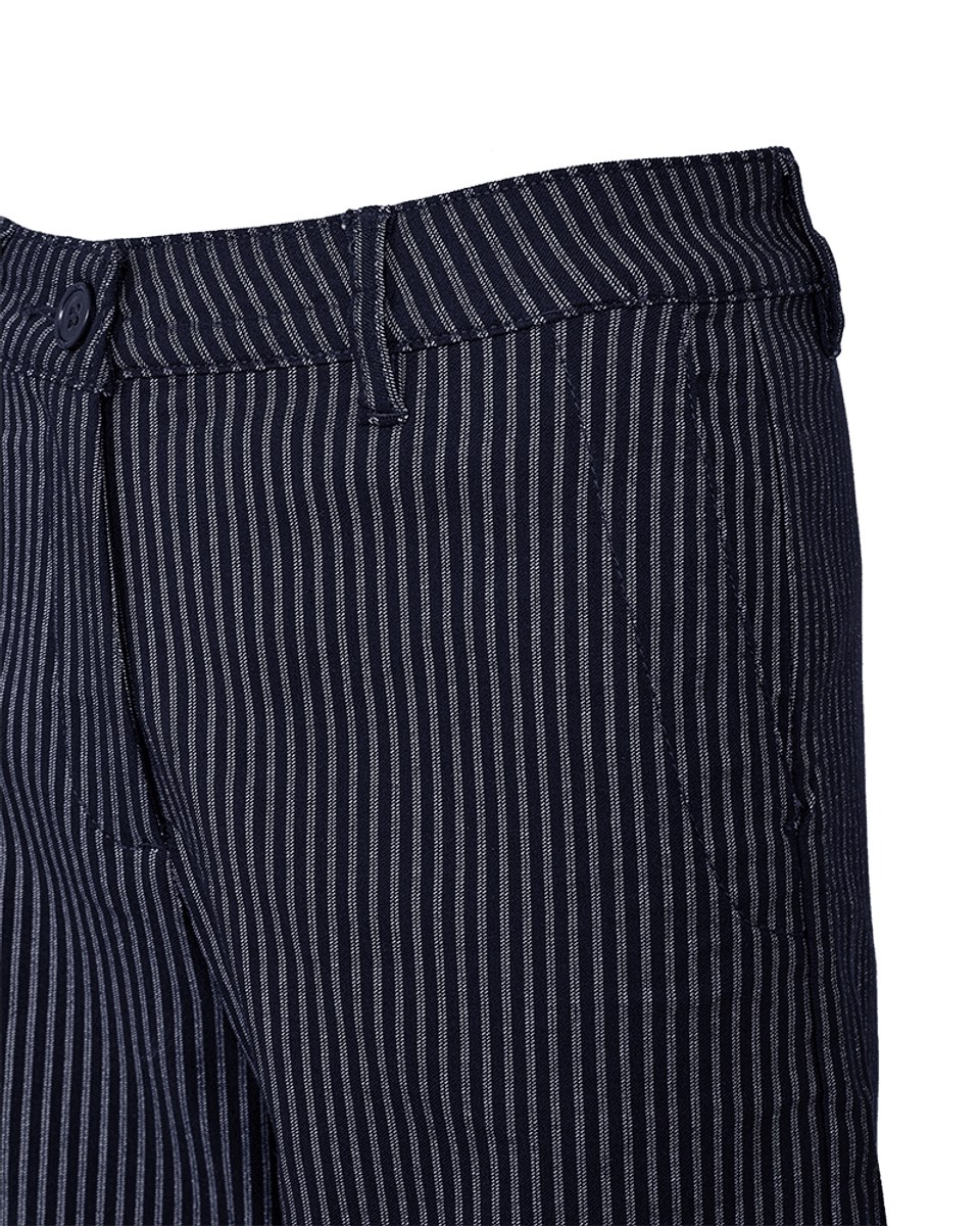 REX SHORTS SMALSTRIPET - NAVY/HVIT