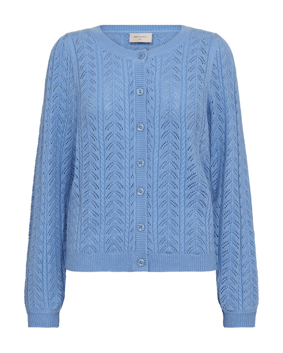 CLARRY CARDIGAN - HIMMELBLÅ