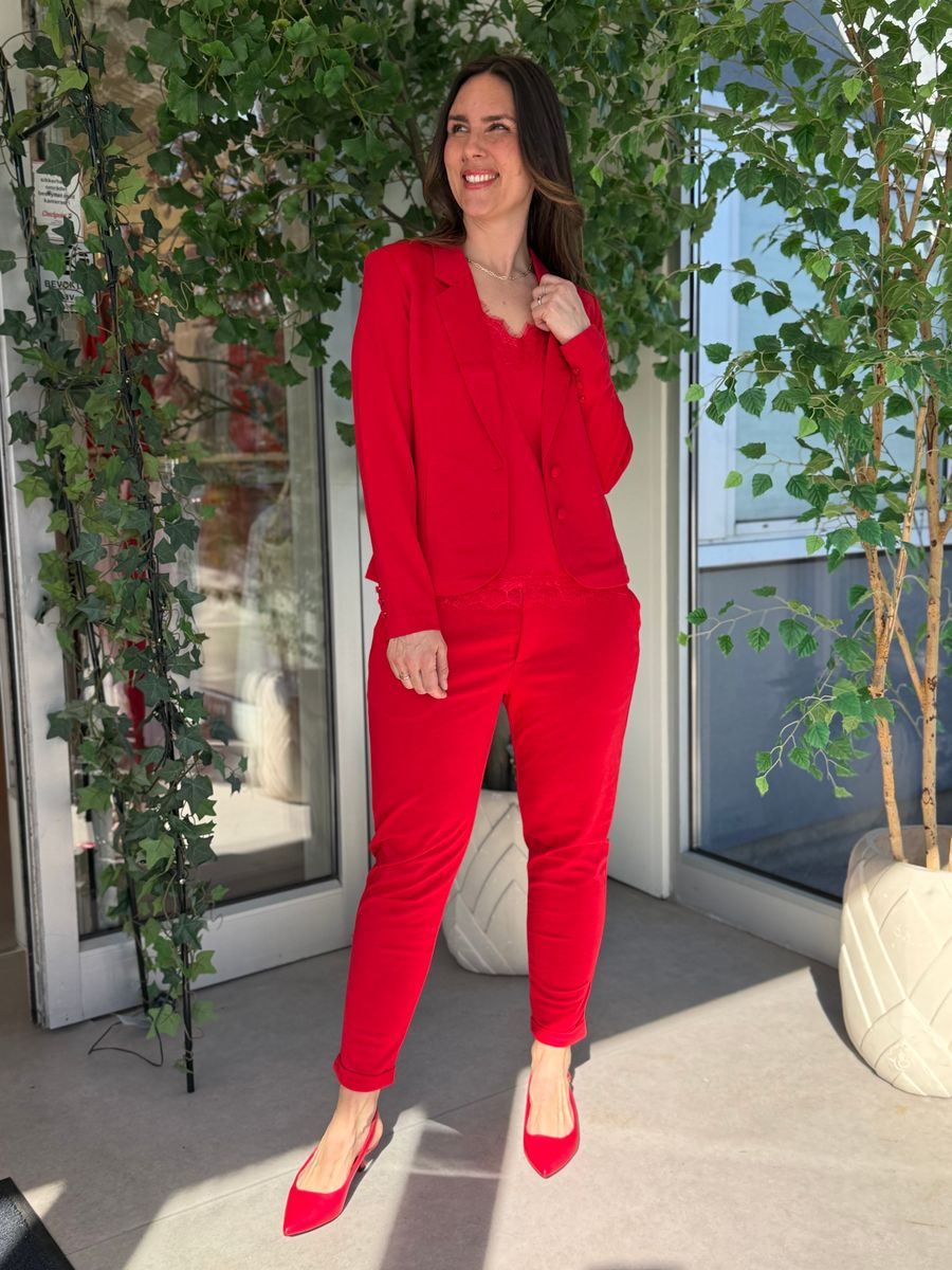 NANNI KORT BLAZER - RØD