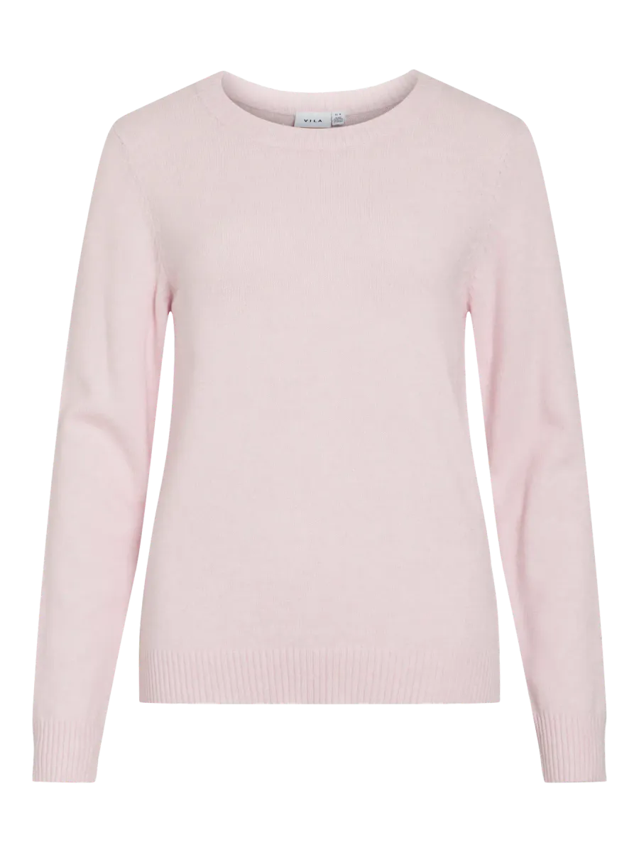 VIRIL GENSER O-NECK - LYS ROSA MELERT