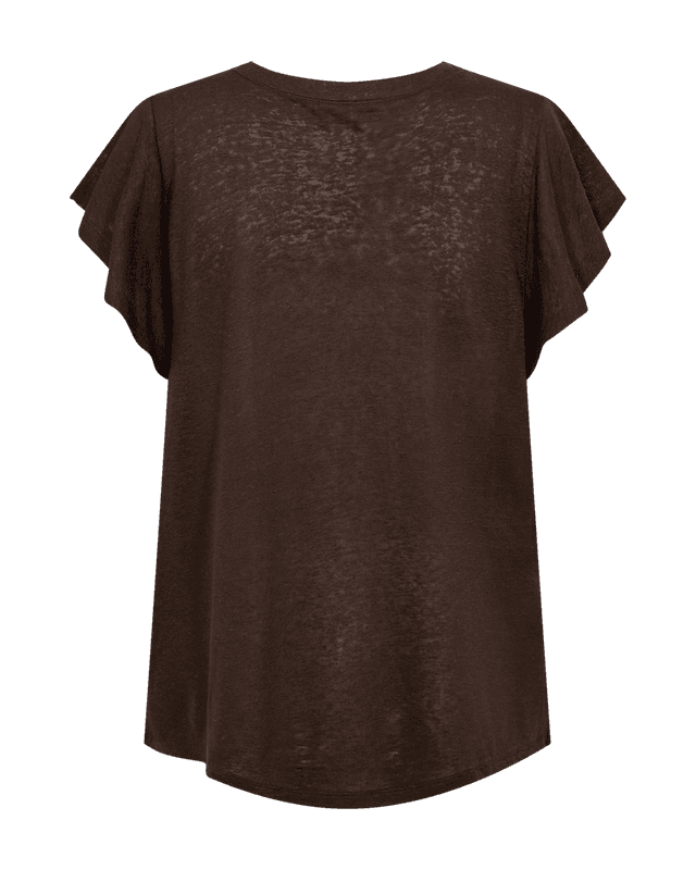 LAVINA TOPP M/KNAPPER - BRUN