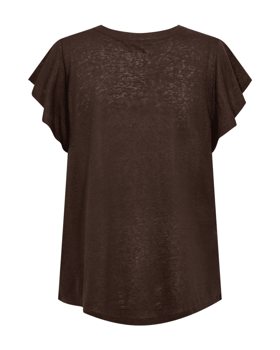 LAVINA TOPP M/KNAPPER - BRUN