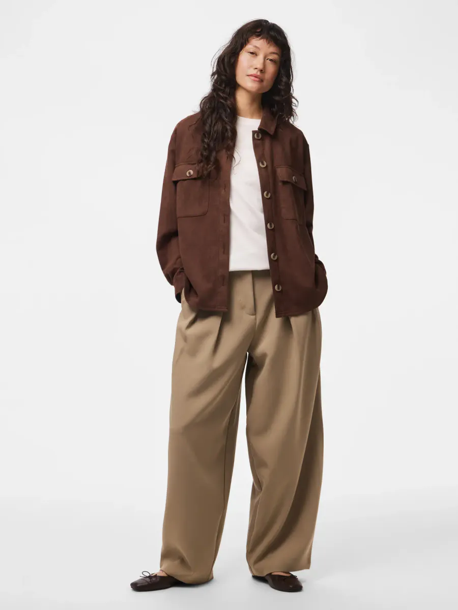 RAKEL SEMSKET LOOK JAKKE - BRUN