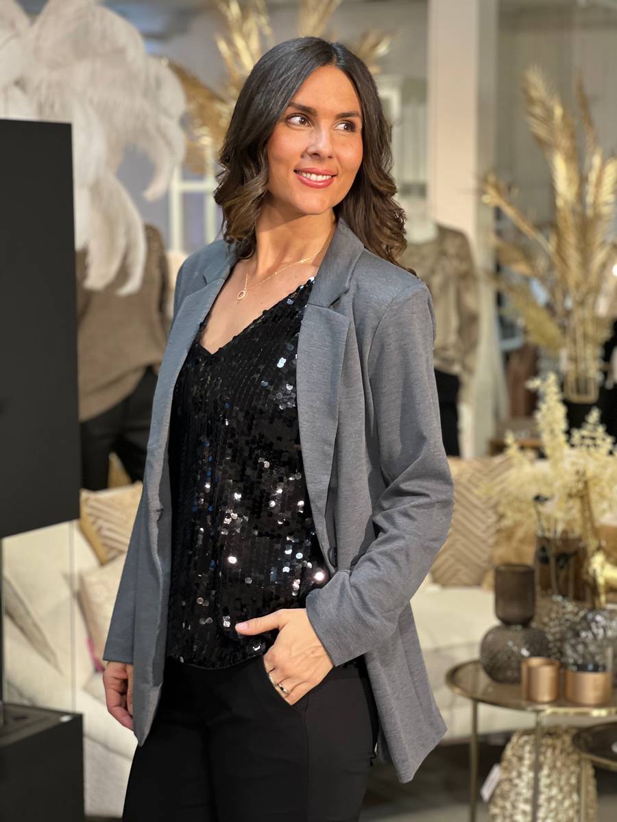 VALI PALJETT TOPP - BLACK