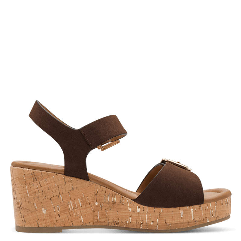 SANDALETT M/KILEHÆL - BRUN