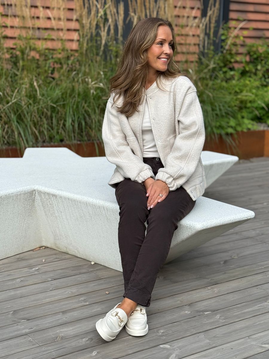 LOAFERS M/LENKE  - CREAM/GULL