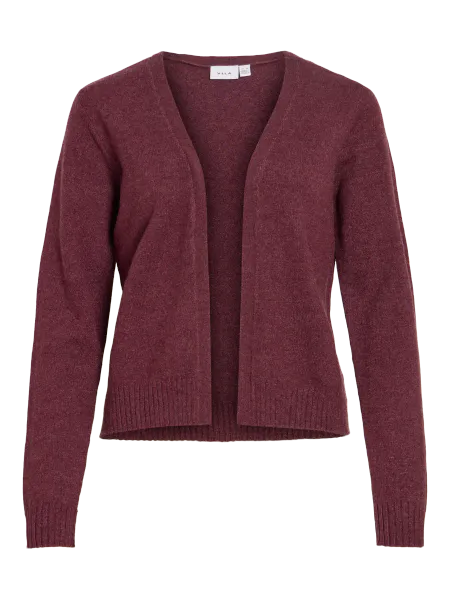 Hovedbilde VIRIL KORT CARDIGAN - PLOMME