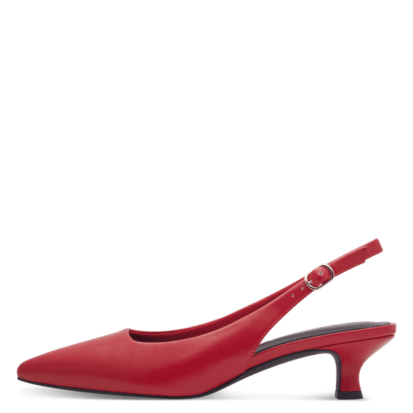 Hovedbilde PUMPS SNERTEN HÆL M/SLINGBACK - RØD