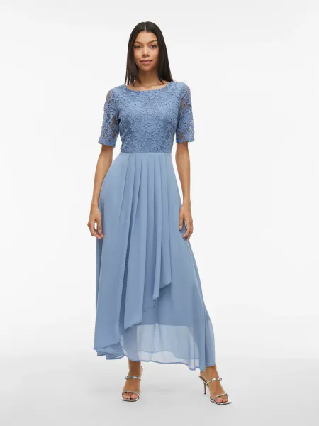 Hovedbilde NOMA LACE KJOLE - LYSBLÅ