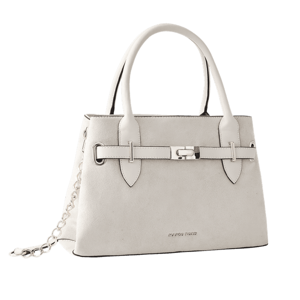 Hovedbilde VESKE SEMSKET LOOK M/DETALJER  - CREAM