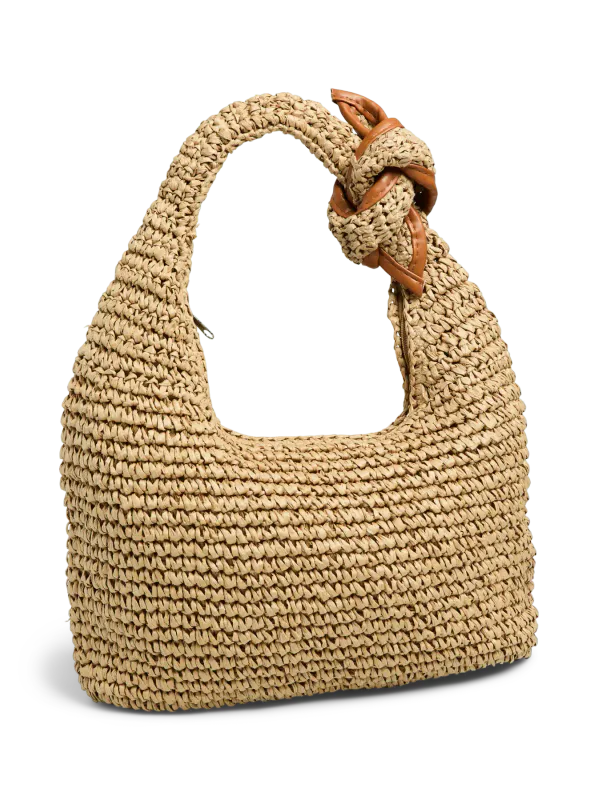 KANALA VESKE - NATUR/COGNAC