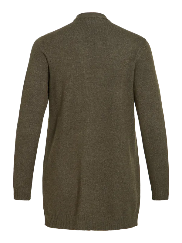 VIRIL CARDIGAN LANG - OLIVEN