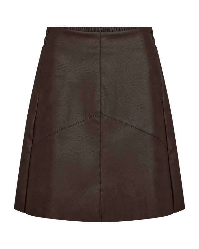 HARLEY SKINNLOOK SKJØRT - BRUN