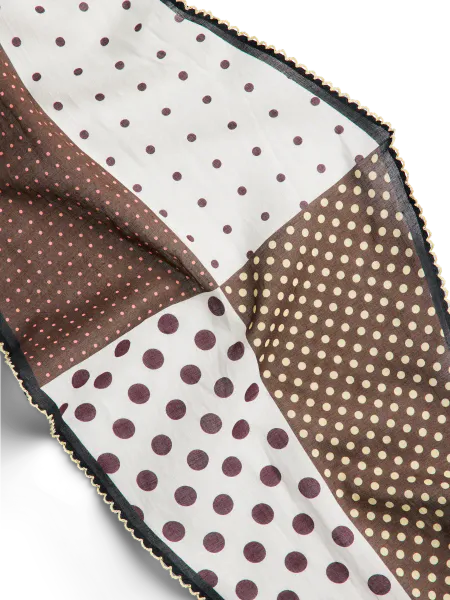 Hovedbilde ANEMONE SKJERF - BRUN M/DOTS