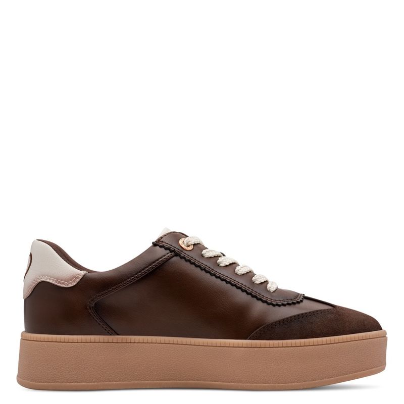 SNEAKERS COMBI - BRUN