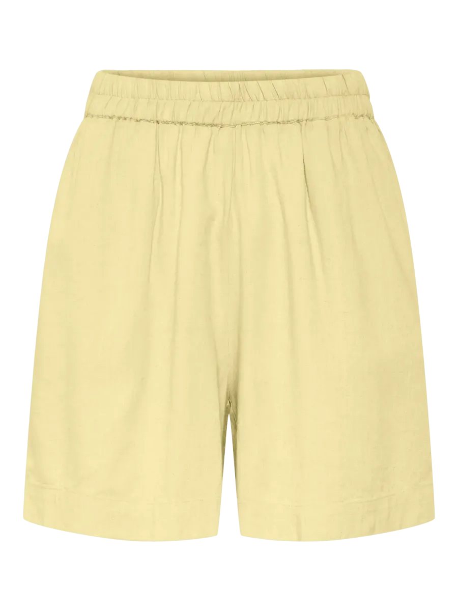 PIA SHORTS - LYS GUL