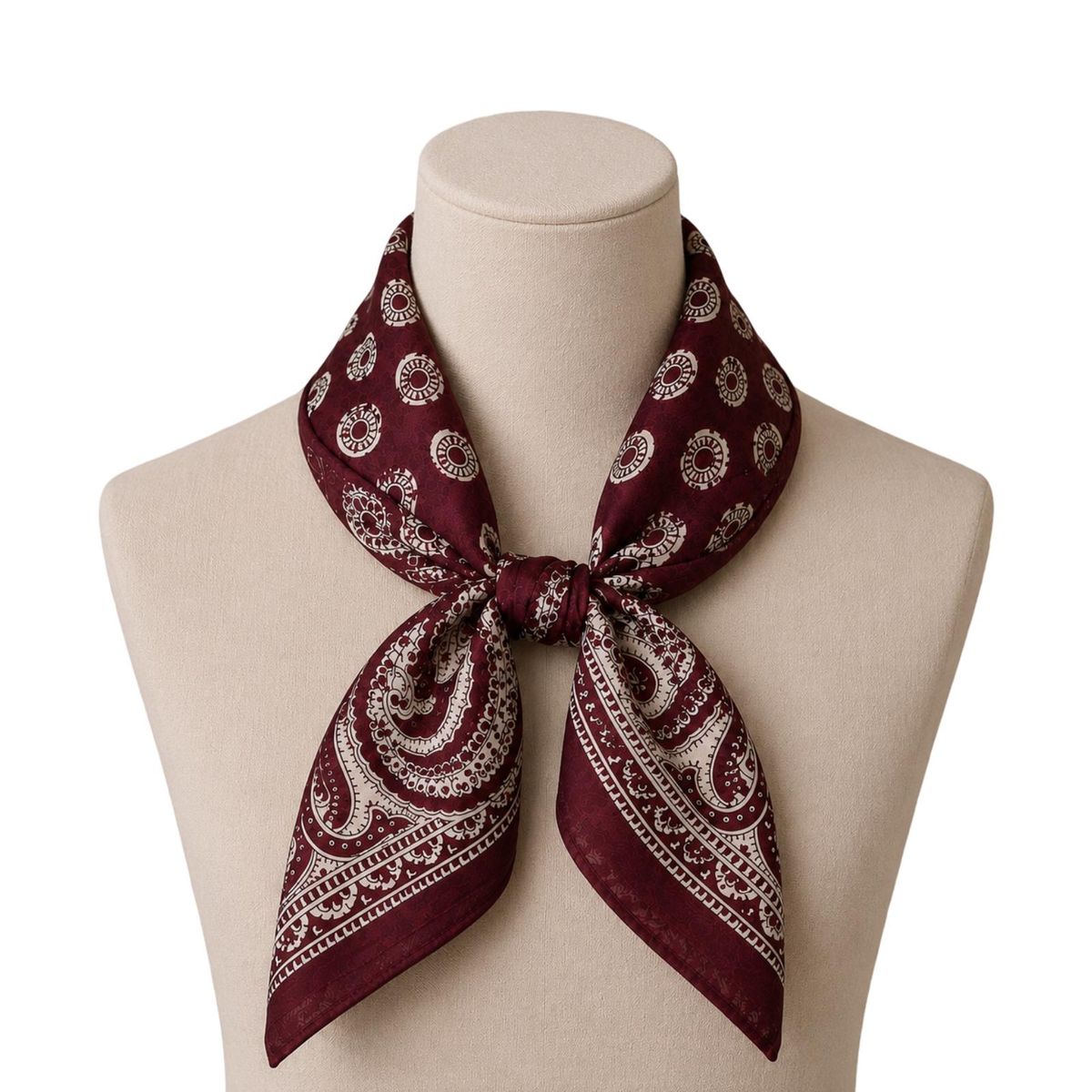 SKJERF PAISLEY - PLOMME
