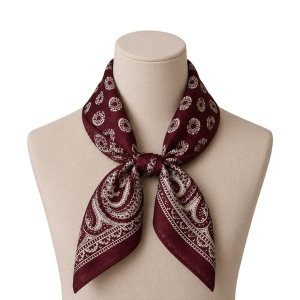 Hovedbilde SKJERF PAISLEY - PLOMME