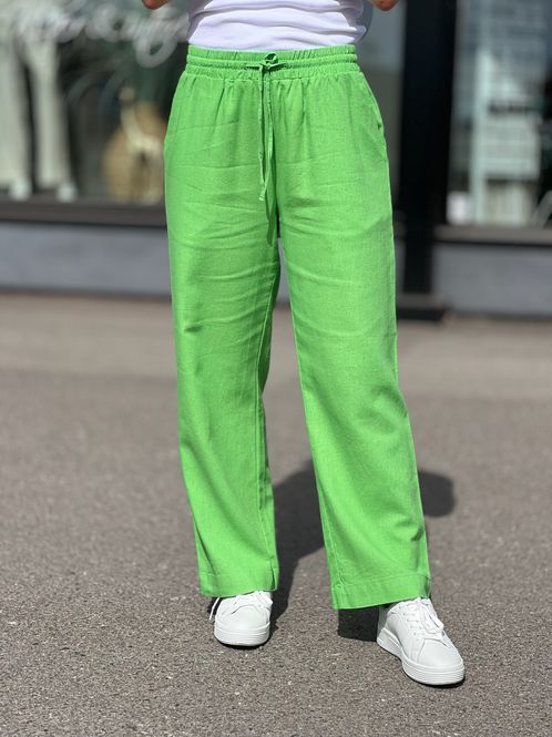 Hovedbilde LAVA ANKEL LIN/VISCOSE BUKSE - BUD GREEN