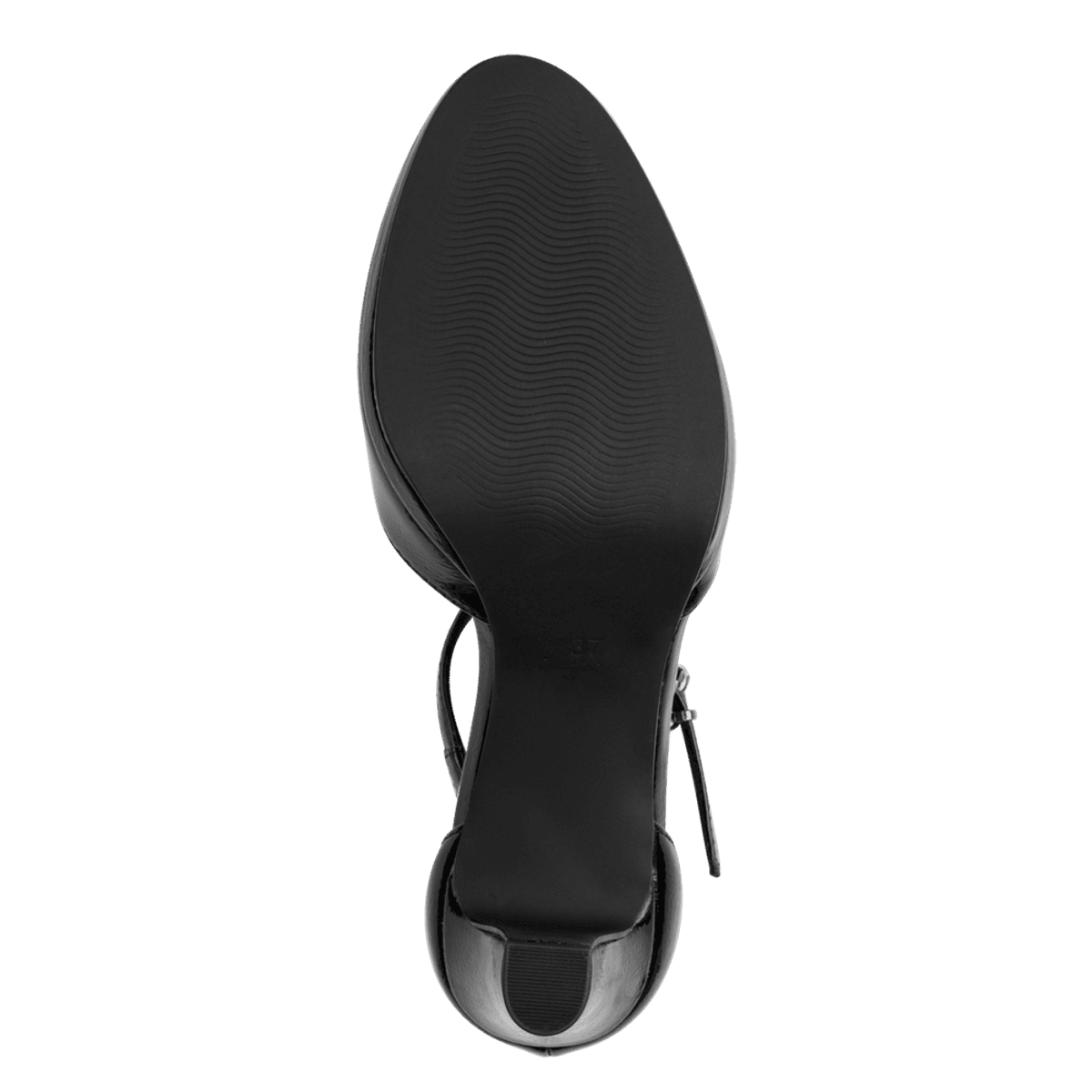 PUMPS M/REIM GLOSSY - SORT