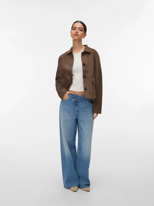 Hovedbilde JOSE SEMSKET LOOK JAKKE - LYS BRUN
