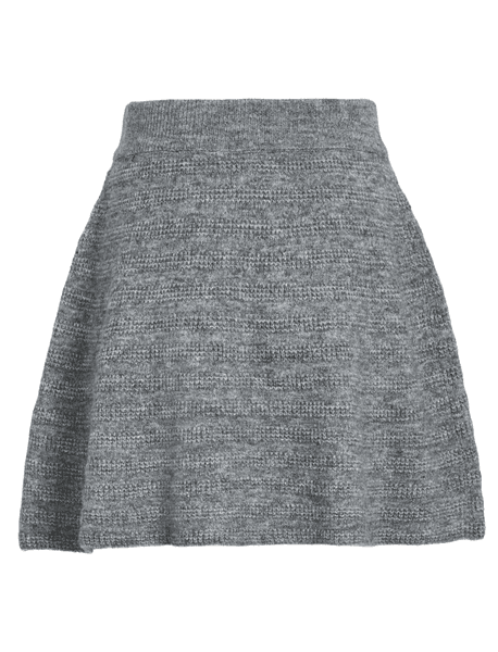 Hovedbilde JAYLA STRIKKET SKJØRT - GRÅ MELERT