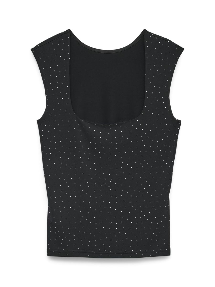 NATA TOPP M/STRASS - SORT