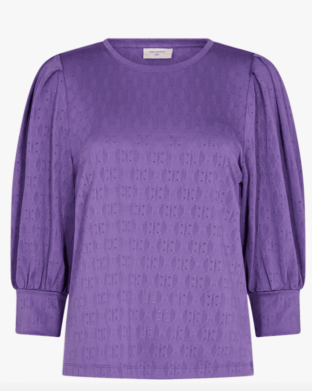 BLOND TOPP M/PUFFERM - LILLA