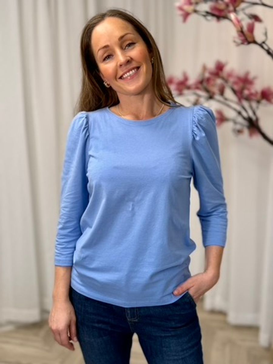 FENJA TOPP 3/4 ERM - HIMMELBLÅ