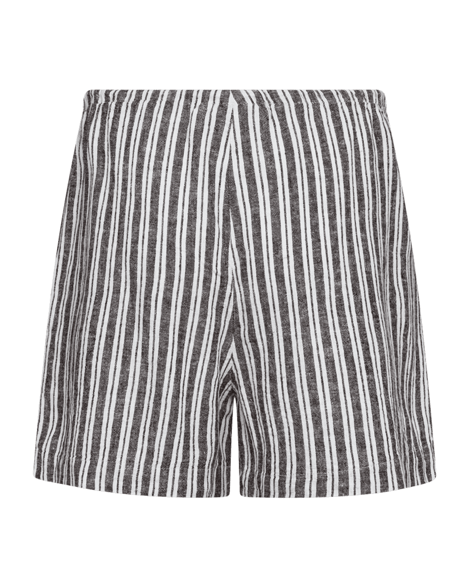 LAVA SHORTS M/STRIPER - BRUN/HVIT