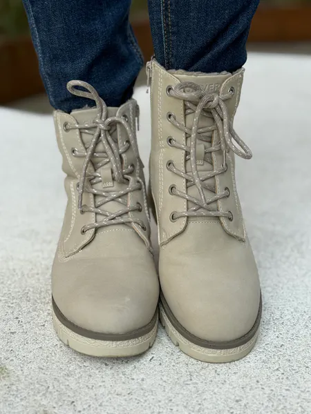 Hovedbilde BOOTS M/KNYTING - TAUPE