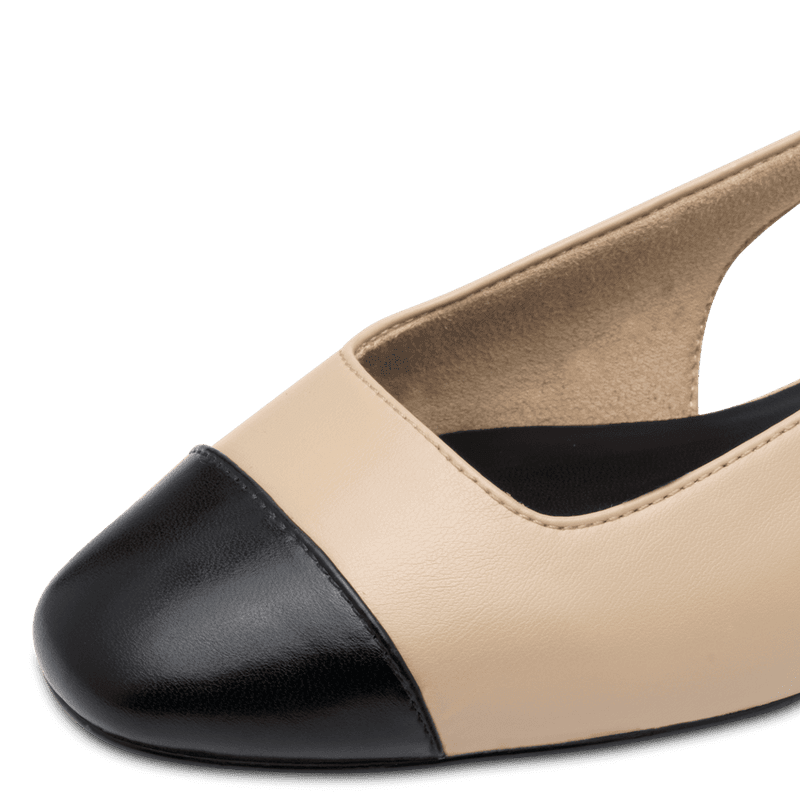 PUMPS M/SLINGBACK - SAND / SORT