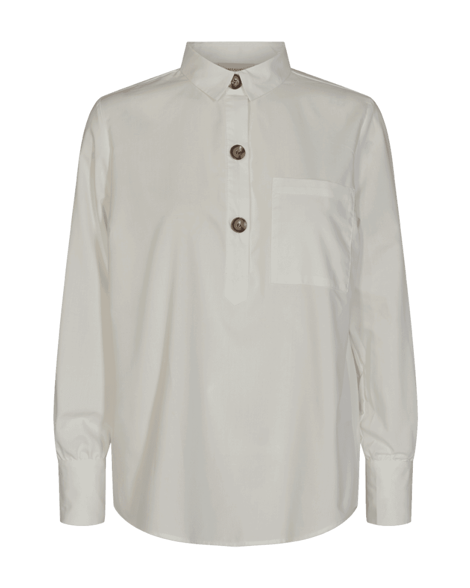 FLYNN SKJORTE M/KNAPPER - MOONBEAM