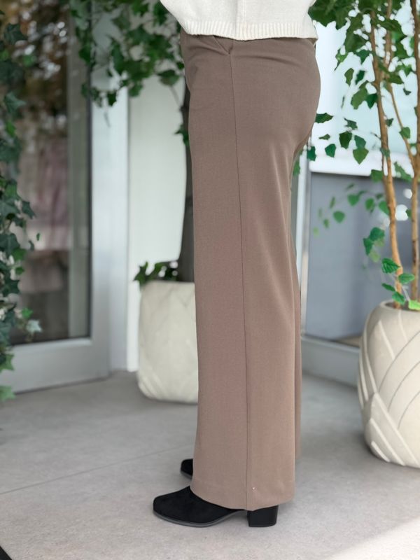 VARONE RETT BUKSE - TAUPE