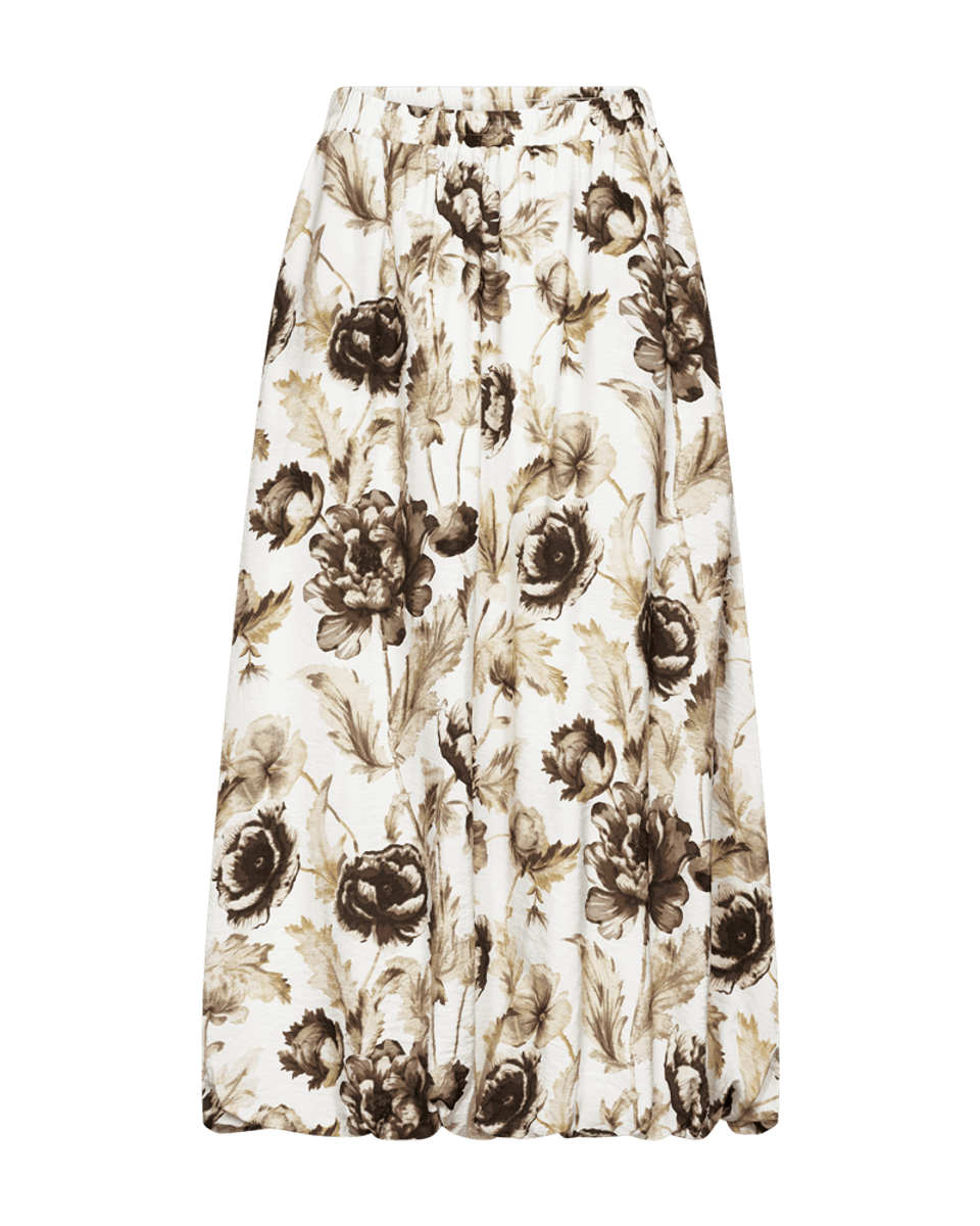 MAISE SKJØRT - BRUNE BLOMSTER