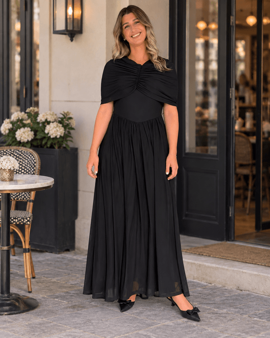 Hovedbilde ROSETTA MAXI KJOLE - SORT