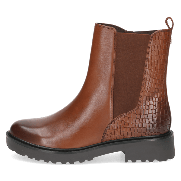 Hovedbilde BOOTS CROCO DETALJ - COGNAC